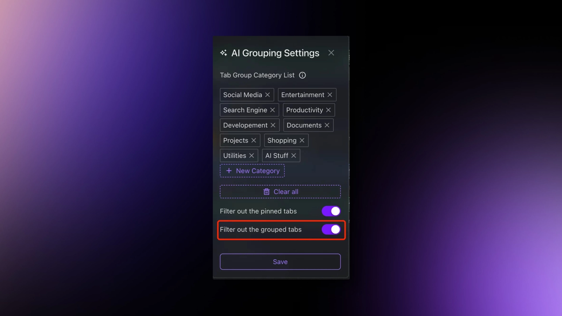 How to Combine Group Guard Settings with AI Grouping