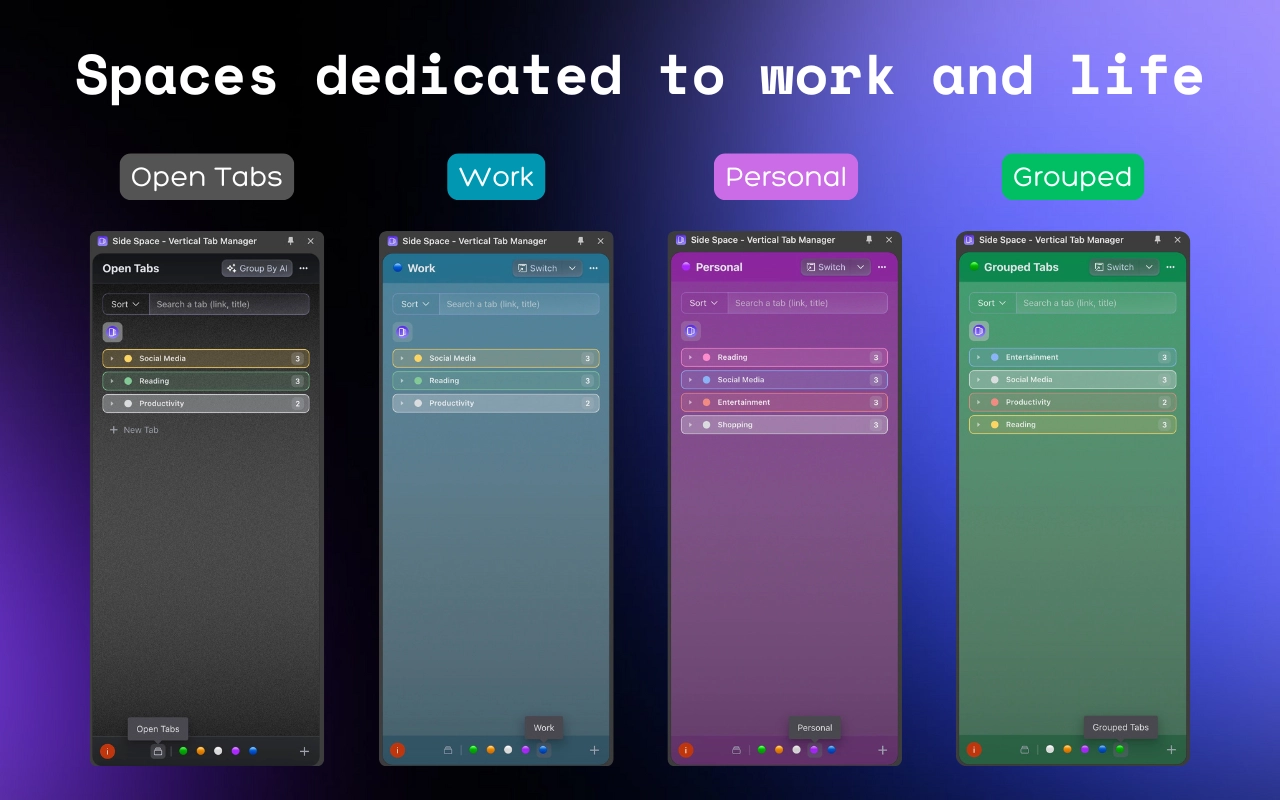 Space delicate for works and life